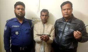 কালীগঞ্জে চাঞ্চল্যকর ইলিয়াস হত্যা মামলার আসামী গ্রেপ্তার, উদ্ধার হত্যার অস্ত্র
