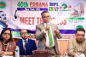 জাতির পিতা বঙ্গবন্ধুকে উৎসর্গ করে নিউইয়র্কে ৪০তম ফোবানা সম্মেলন