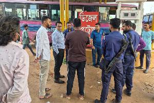 কালিয়াকৈরে ভ্রাম্যমান আদালতের অভিযানে ফিলিং স্টেশনকে জরিমানা 