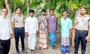 মাদক সেবনের দায়ে সালথায় চার যুবকের কারাদণ্ড 