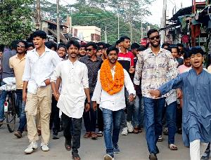 ঢাকা মহানগর দক্ষিণ ছাত্রদলের সহ-সাধারণ সম্পাদক পদে বাদশা তালুকদার পারভেজ, উজিরপুরে আনন্দ মিছিল