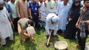খাল পুনঃখনন উদ্বোধনে শহীদ প্রেসিডেন্ট জিয়াউর রহমানকে স্মরণ করলেন বাউফলের এমপি