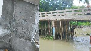 বাউফলে হস্তান্তরের আগেই একাধিক উন্নয়ন প্রকল্পে ফাটল, কাজের মান নিয়ে প্রশ্ন ; নেপথ্যে কমিশন বাণিজ্য!
