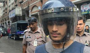 উগ্রবাদী ‘ফাতাহ কমব্যাট’ সম্পৃক্ততায় গ্রেপ্তার তাহসীন কারাগারে