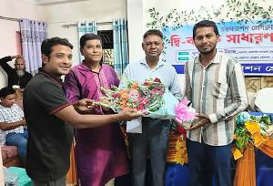 ভোলা চরফ্যাশন প্রেসক্লাবের সভাপতি জুল্ফিকার মাহমুদ নিয়াজ, সম্পাদক কামাল গোলদার 