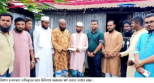 অস্ত্রোপচারের অপেক্ষায় অসহায় তাজিবুরের পাশে ত্রিশাল মানবকল্যাণ ফাউন্ডেশন