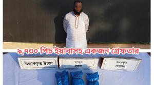 মোরেলগঞ্জে ৯ হাজার ৭৩০ পিস ইয়াবা উদ্ধার, গ্রেপ্তার ১