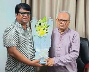 রুহুল কবির রিজভীর সঙ্গে ত্রিশালের এমপি মাহবুবুর রহমানের সৌজন্য সাক্ষাৎ