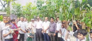 শিক্ষার্থীদের হাতে ১,৭০০ গাছের চারা, সবুজ কালীগঞ্জ গড়ার উদ্যোগ