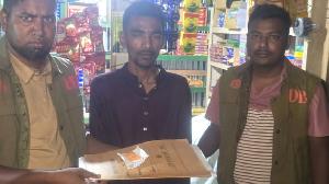 তেঁতুলিয়ায় ১০০ পিস ইয়াবাসহ মাদক ব্যবসায়ী গ্রেপ্তার