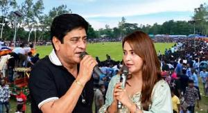 শেরপুরে মাদকবিরোধী ফুটবল টুর্ণামেন্ট ফাইনাল মাতালেন কেয়া পায়েল-অমিত হাসান