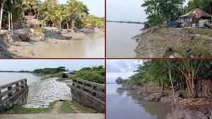মোংলা-ঘোষিয়াখালী আন্তর্জাতিক নৌ চ্যানেলে ভয়াবহ নদীভাঙন, টেকসই বেড়িবাঁধের দাবি