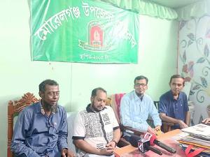 মোরেলগঞ্জে ইউপি নির্বাচন: সাংবাদিকদের মুখোমুখি স্বতন্ত্র প্রার্থী সাইফুল ইসলাম বনি