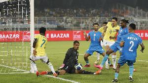 ভারতের জালে ব্রাজিলের ৪ গোল