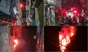 চকবাজার মার্কেটের আগুন ছড়াল পাশের ভবনেও, নিয়ন্ত্রণে ১০ ইউনিট