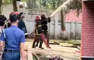 মেহেরপুরে পুলিশ সুপারের বাস ভবনে অগ্নিকাণ্ড