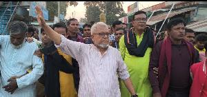 গাংনীতে বিএনপি মনোনীত প্রার্থী আমজাদ হোসেনের গণসংযোগ  ও সমাবেশ