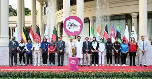 নারী কাবাডি বিশ্বকাপের ট্রফি উন্মোচন করলেন প্রধান উপদেষ্টা