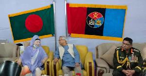 সেনাকুঞ্জে পৌঁছেছেন খালেদা জিয়া